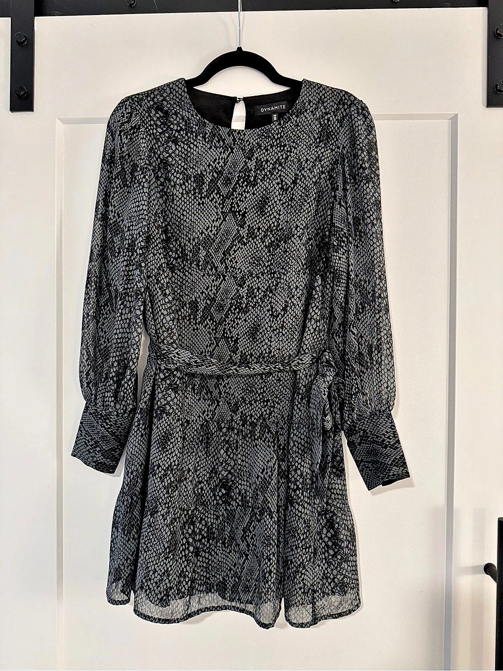 Dynamite Snake Print Mini Dress Size P/S Like New